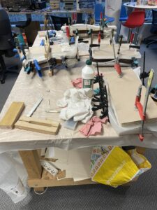 Atelier fabrication de guitare électrique