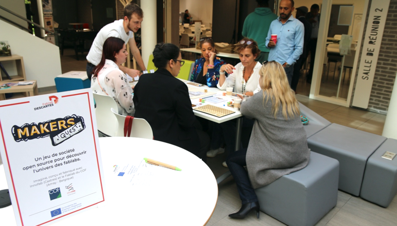 Image de l'évènemeent Makers'Quest / Erassmmus + créé par le fablab Descartes