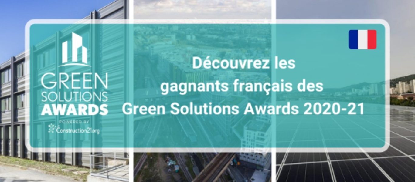 Green Solutions Awards gagnants français