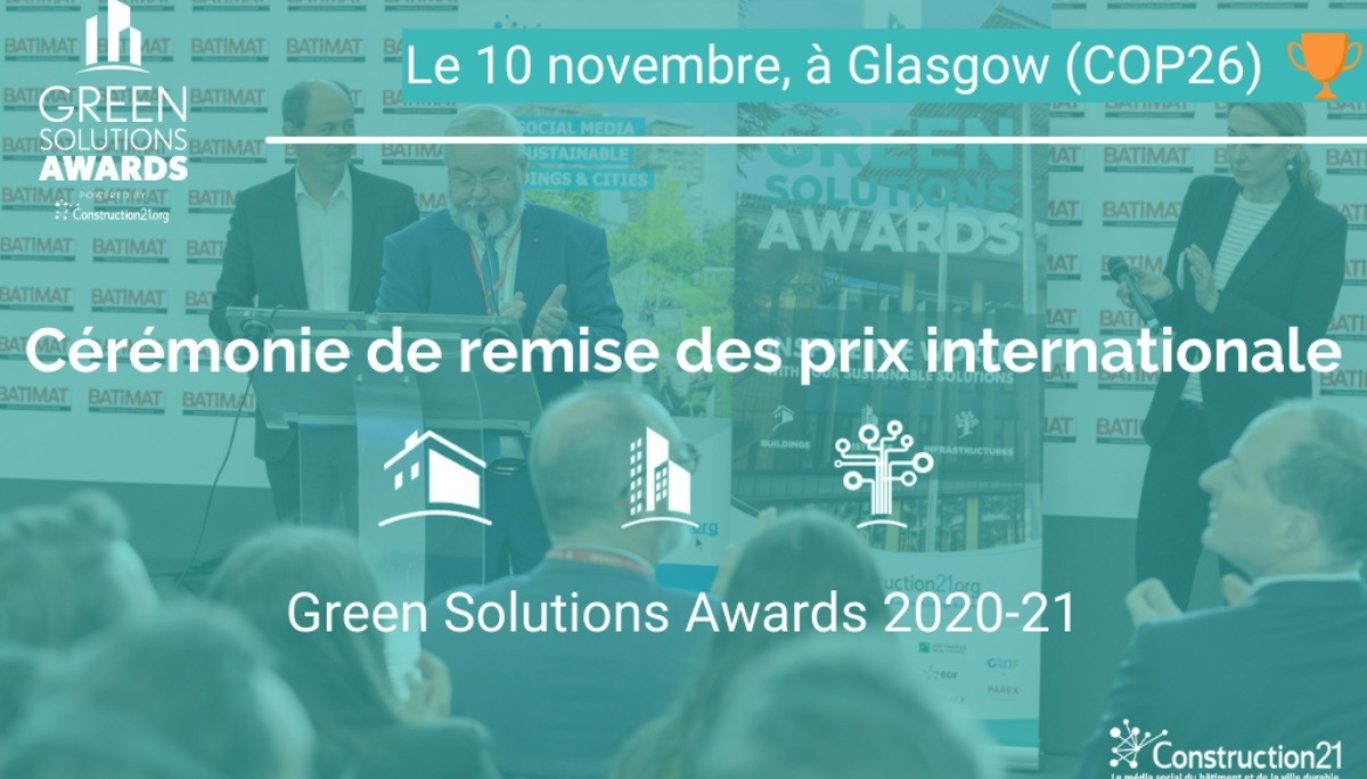 green solutions awards cérémonie